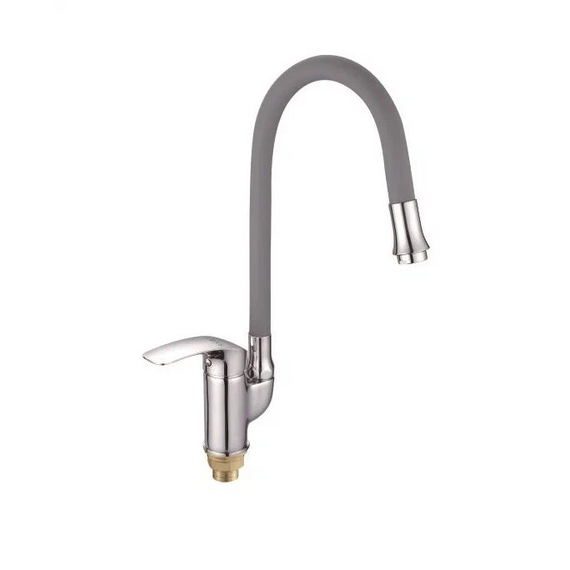 Смеситель для кухни с гибким изливом Shevanik S5543-9