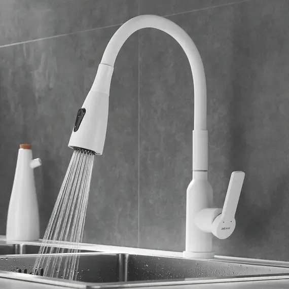 Смеситель для кухни с гибким изливом Shevanik S843C-1, изображение 2