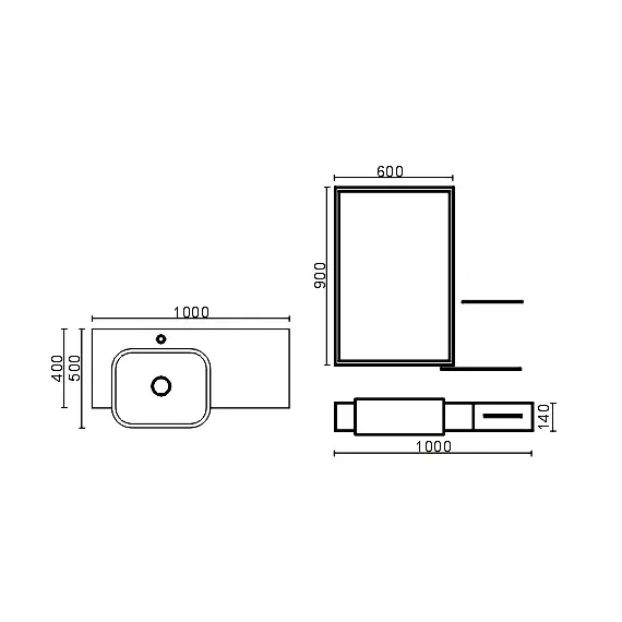 Тумба с раковиной Julia F118 100 см стеклянная темно-зеленая, изображение 2 Тумба с раковиной Julia F118 100 см стеклянная темно-зеленая, изображение 2