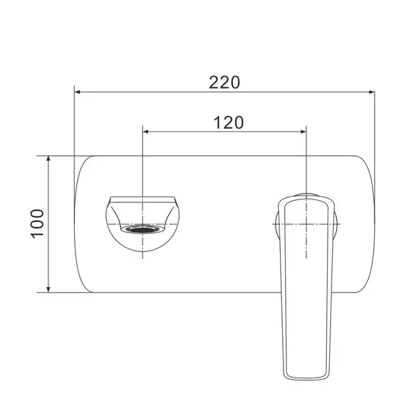 Смеситель для раковины Rose R1341F, изображение 3