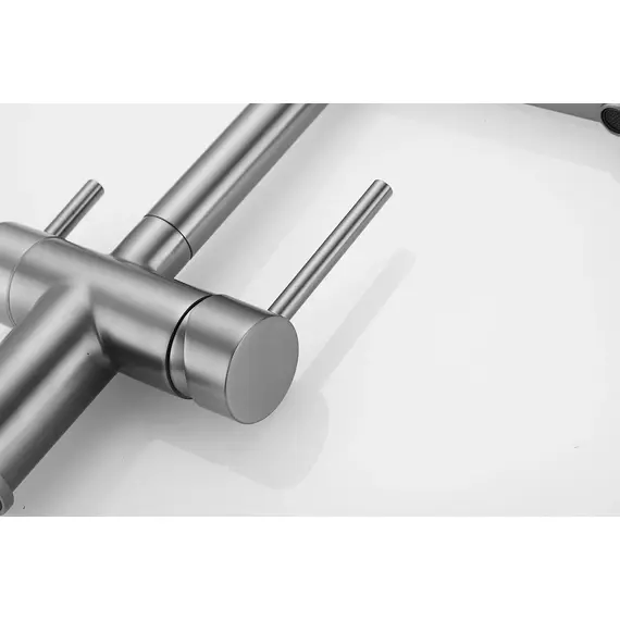 Смеситель для кухни с гибким изливом Rose R958T, изображение 25