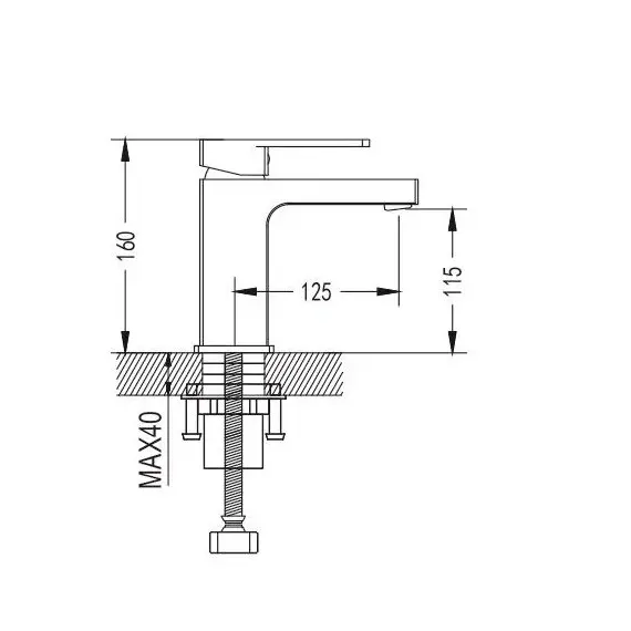 Смеситель для раковины Shevanik S9501, изображение 3