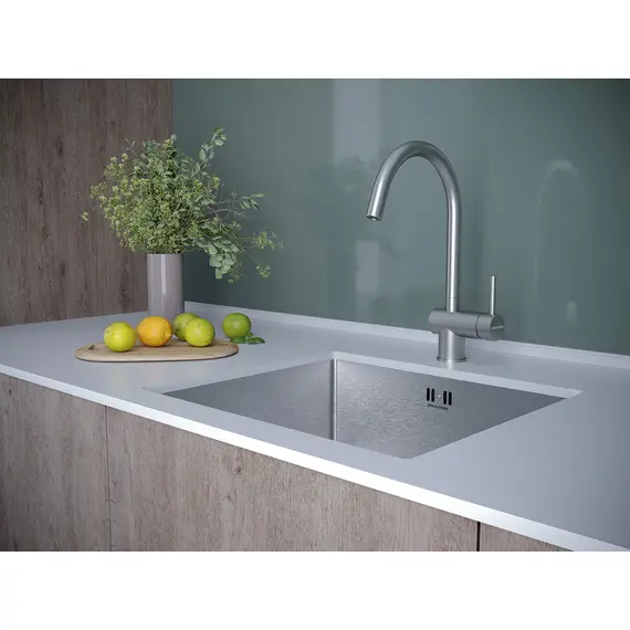 Смеситель для кухни Paulmark Bend Be212066-SS нержавеющая сталь, изображение 2