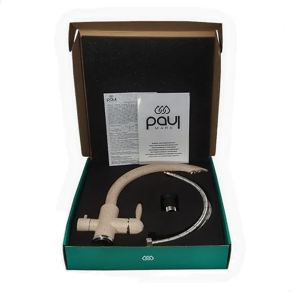 Смеситель для кухни Paulmark Essen Es213001-302 песочный, изображение 2