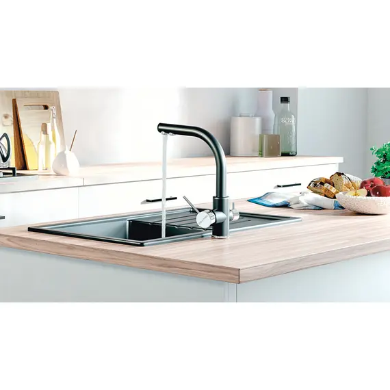 Смеситель для кухни Paulmark Essen Es213011-401 антрацит, изображение 4