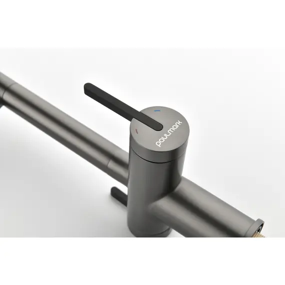 Смеситель для кухни Paulmark Starke Gravity Gr213888-GM под фильтр с гибким изливом беретта, изображение 4