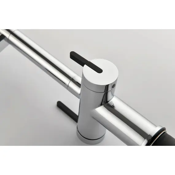 Смеситель для кухни Paulmark Starke Gravity Gr213888-CR под фильтр с гибким изливом хром, изображение 16