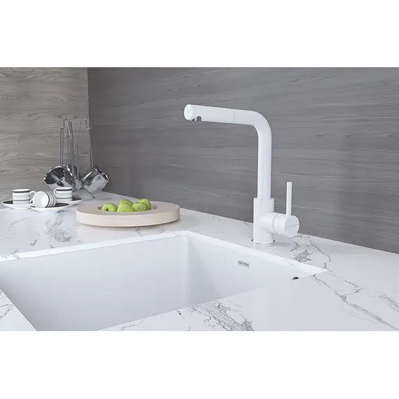 Смеситель для кухни Paulmark Kassel Ka214311-431TW белый матовый, изображение 2
