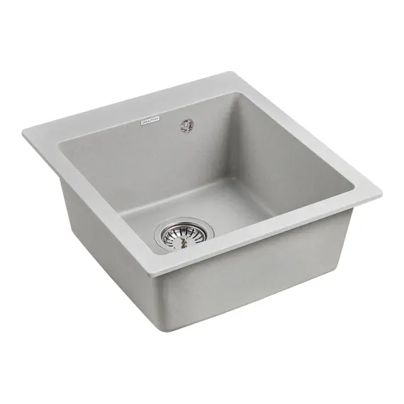 Мойка из камня Paulmark Kante 45 PM104651-GR серый кварц 46 х 51 см, изображение 2