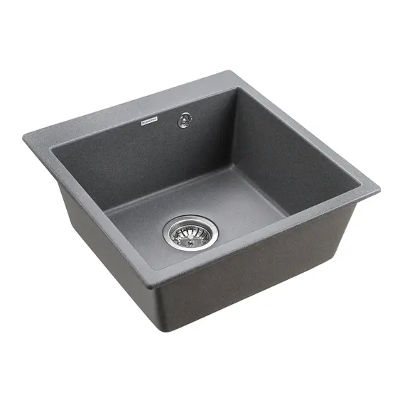 Мойка из камня Paulmark Kante 50 PM105152-DG графит кварц 51 х 52 см, изображение 2