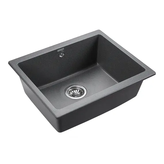 Мойка из камня Paulmark Gera 60 PM205546-DG графит кварц 55.5 х 46 см, изображение 2