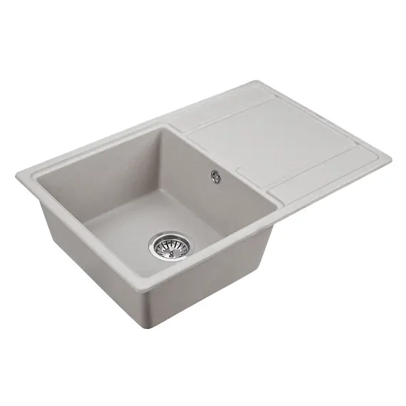 Мойка из камня Paulmark Flugen 50-780 PM217850-GR серый кварц 78 х 50 см, изображение 2