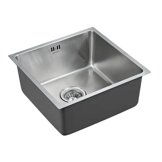 Мойка из нержавейки Paulmark Vista 44 PM304444-BS брашированная сталь 44 х 44 см, изображение 2