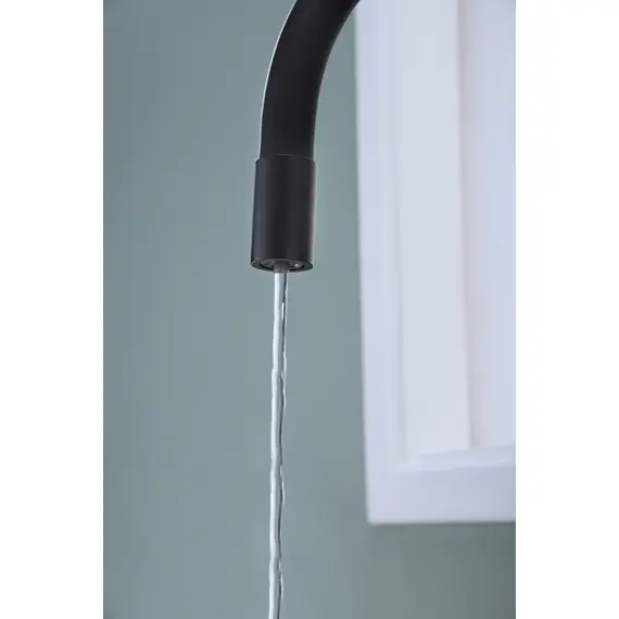 Смеситель для кухни Paulmark Salix Sa213419-401 под фильтр с гибким изливом антрацит, изображение 7