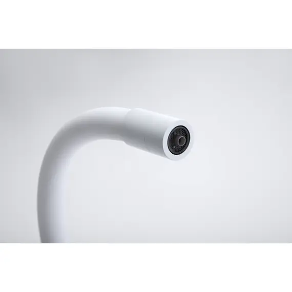 Смеситель для кухни Paulmark Salix Sa213419-431 под фильтр с гибким изливом белый матовый, изображение 14