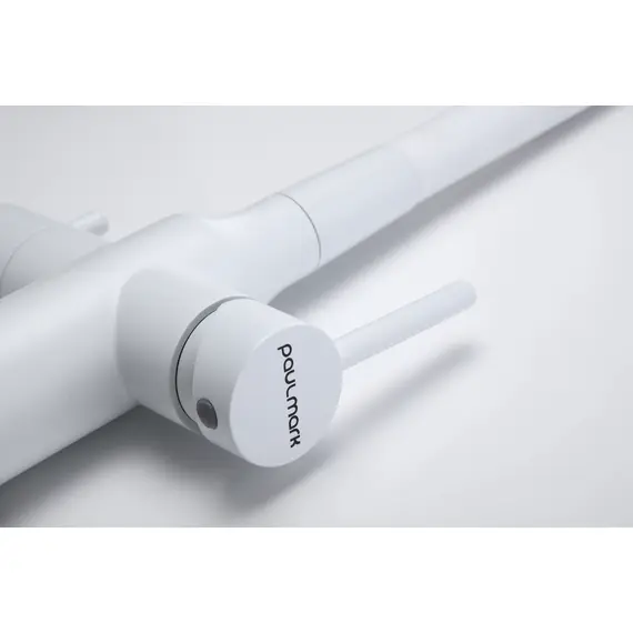 Смеситель для кухни Paulmark Salix Sa213419-431 под фильтр с гибким изливом белый матовый, изображение 16