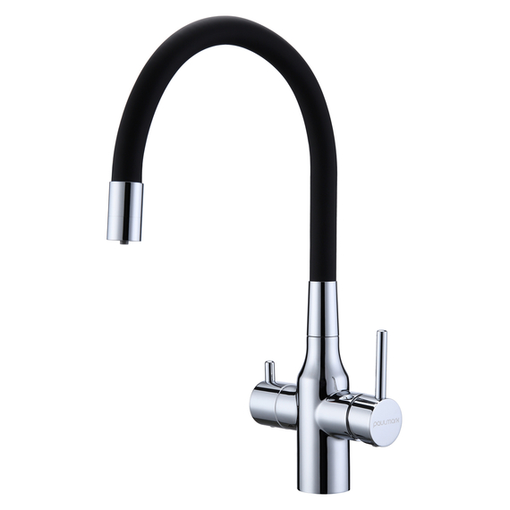 Смеситель для кухни Paulmark Salix Sa213419-CR под фильтр с гибким изливом хром