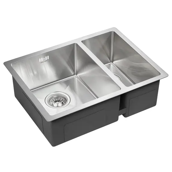 Мойка из нержавейки Paulmark Gerberg 59/2S Uni PM225944-BSL сталь 59 х 44 см, изображение 2