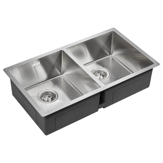 Мойка из нержавейки Paulmark Gerberg 78/2 Uni PM237844-BS сталь 78 х 44 см, изображение 2