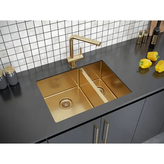 Смеситель для кухни Paulmark Dosse Do214418-BG брашированное золото, изображение 4