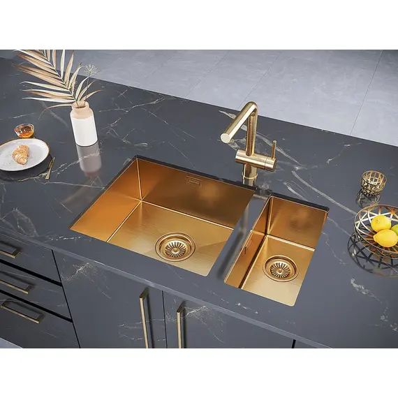 Смеситель для кухни Paulmark Dosse Do214418-BG брашированное золото, изображение 6