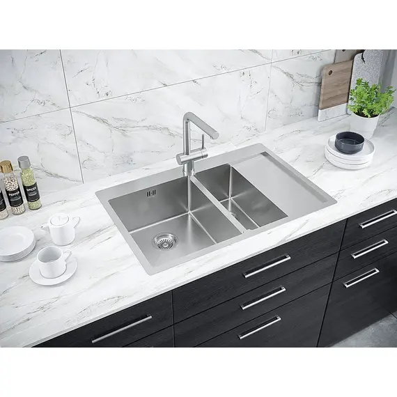 Смеситель для кухни Paulmark Dosse Do214418-SS нержавеющая сталь, изображение 5