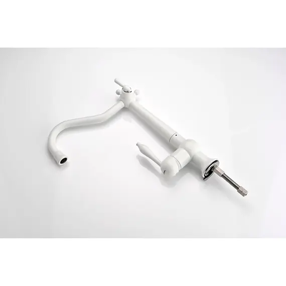 Смеситель для кухни Paulmark Retro Re213226-431 под фильтр ретро белый матовый, изображение 10