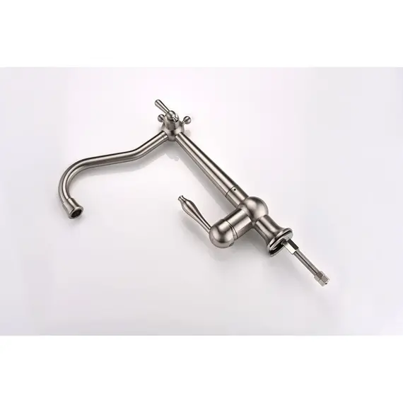 Смеситель для кухни Paulmark Retro Re213226-NI под фильтр ретро никель, изображение 8