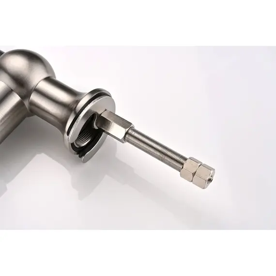 Смеситель для кухни Paulmark Retro Re213226-NI под фильтр ретро никель, изображение 9