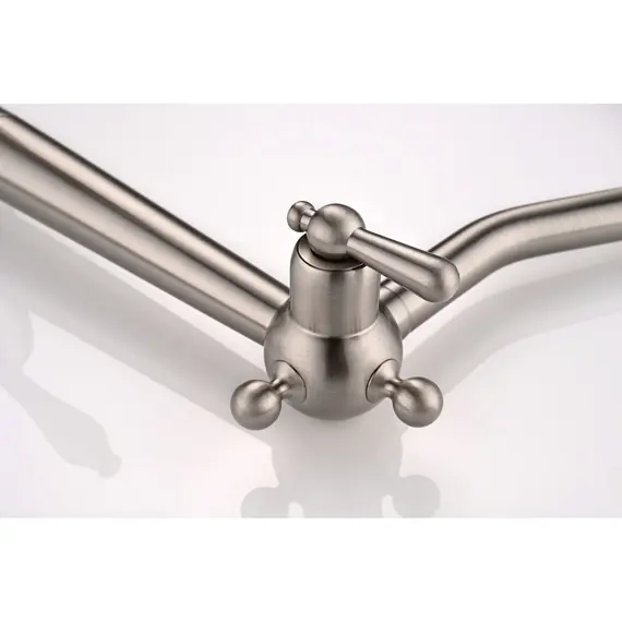 Смеситель для кухни Paulmark Retro Re213226-NI под фильтр ретро никель, изображение 11