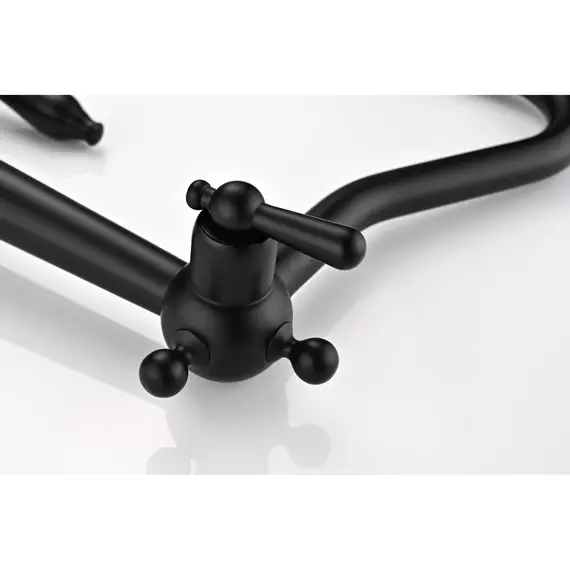 Смеситель для кухни Paulmark Retro Re213226-401 под фильтр ретро антрацит, изображение 15