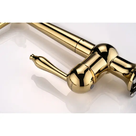 Смеситель для кухни Paulmark Retro Re213226-G под фильтр ретро золотой, изображение 13