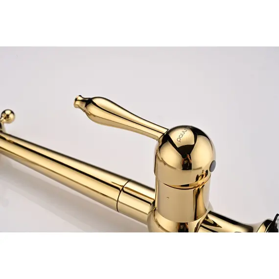 Смеситель для кухни Paulmark Retro Re213226-G под фильтр ретро золотой, изображение 16