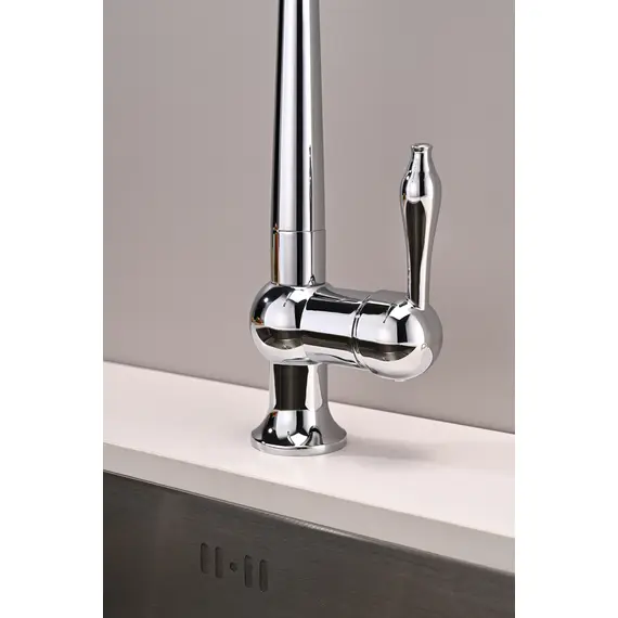 Смеситель для кухни Paulmark Retro Re213226-CR под фильтр ретро хром, изображение 10