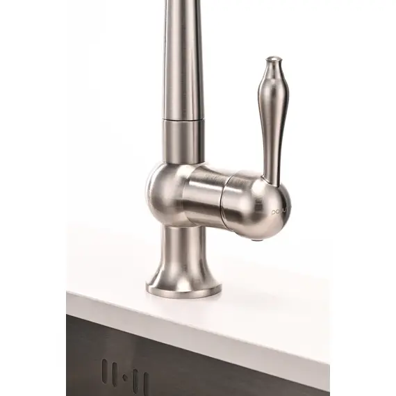 Смеситель для кухни Paulmark Retro Re213226-NI под фильтр ретро никель, изображение 7