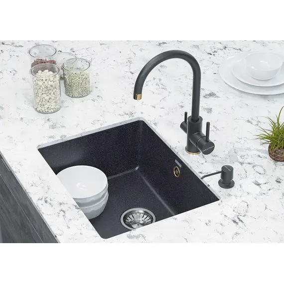 Смеситель для кухни Paulmark Essen Es213211-401BR антрацит/бронза, изображение 2