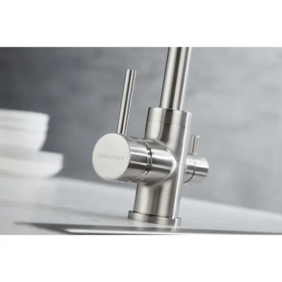 Смеситель для кухни Paulmark Essen Es213211-NI никель, изображение 12