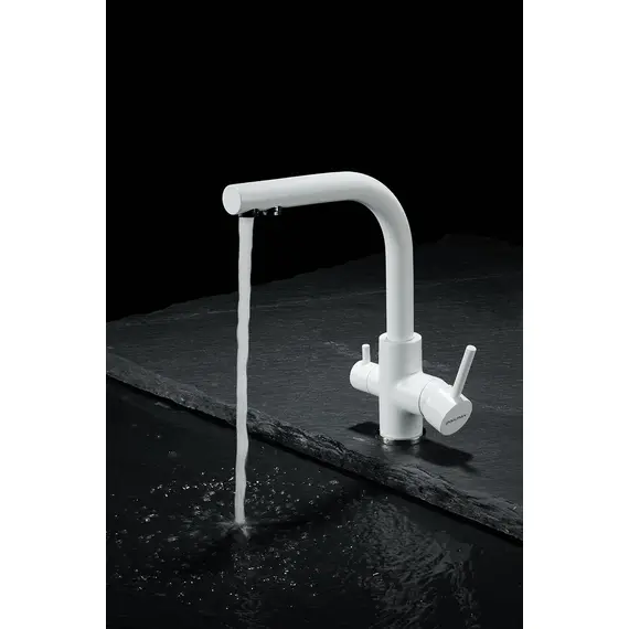 Смеситель для кухни Paulmark Essen Es213011-431TW белый матовый, изображение 3