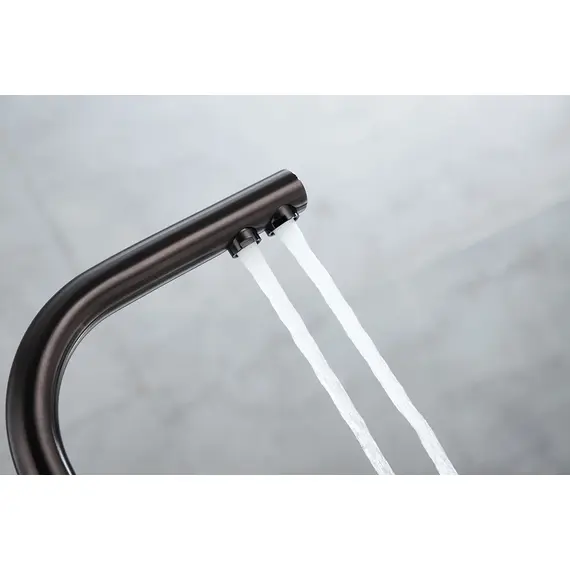 Смеситель для кухни Paulmark Essen Es213011-GM вороненая сталь PVD, изображение 17