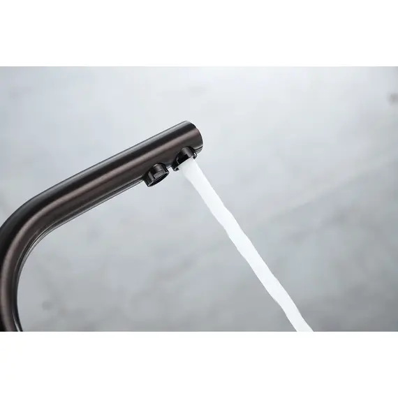 Смеситель для кухни Paulmark Essen Es213011-GM вороненая сталь PVD, изображение 18