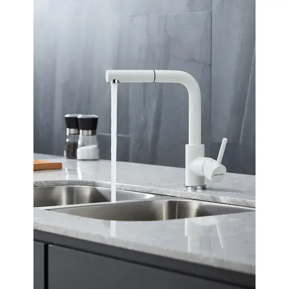 Смеситель для кухни Paulmark Kassel Ka214311-431TW белый матовый, изображение 4