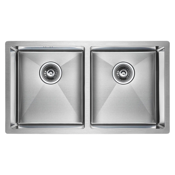 Мойка из нержавейки Paulmark Gerberg 78/2 Uni PM237844-BS сталь 78 х 44 см
