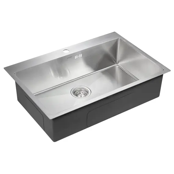Мойка из нержавейки Paulmark Kroner 75 PM217551-BS сталь 75 х 51 см, изображение 2