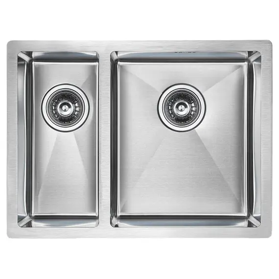 Мойка из нержавейки Paulmark Gerberg 59/2S Uni PM225944-BSR сталь 59 х 44 см