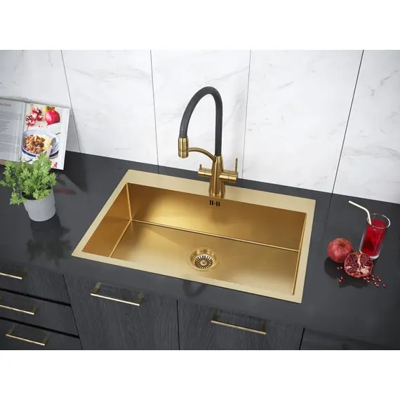 Смеситель для кухни Paulmark Siegen Si213111-G золото, изображение 4