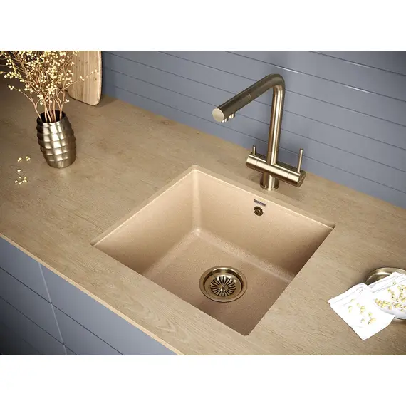 Смеситель для кухни Paulmark Skalen Sk213020-BG брашированное золото, изображение 6