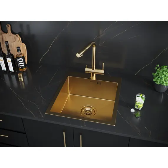 Смеситель для кухни Paulmark Skalen Sk213020-BG брашированное золото, изображение 7