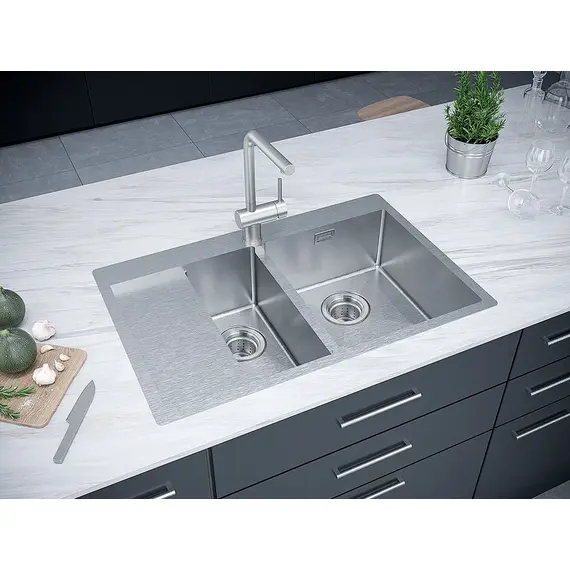 Смеситель для кухни Paulmark Spring Sp212067-SS нержавеющая сталь, изображение 5