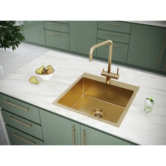 Смеситель для кухни Paulmark Wetter We213030-BG брашированное золото, изображение 5