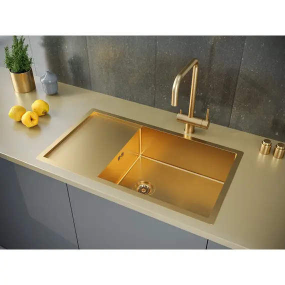 Смеситель для кухни Paulmark Wetter We213030-BG брашированное золото, изображение 6